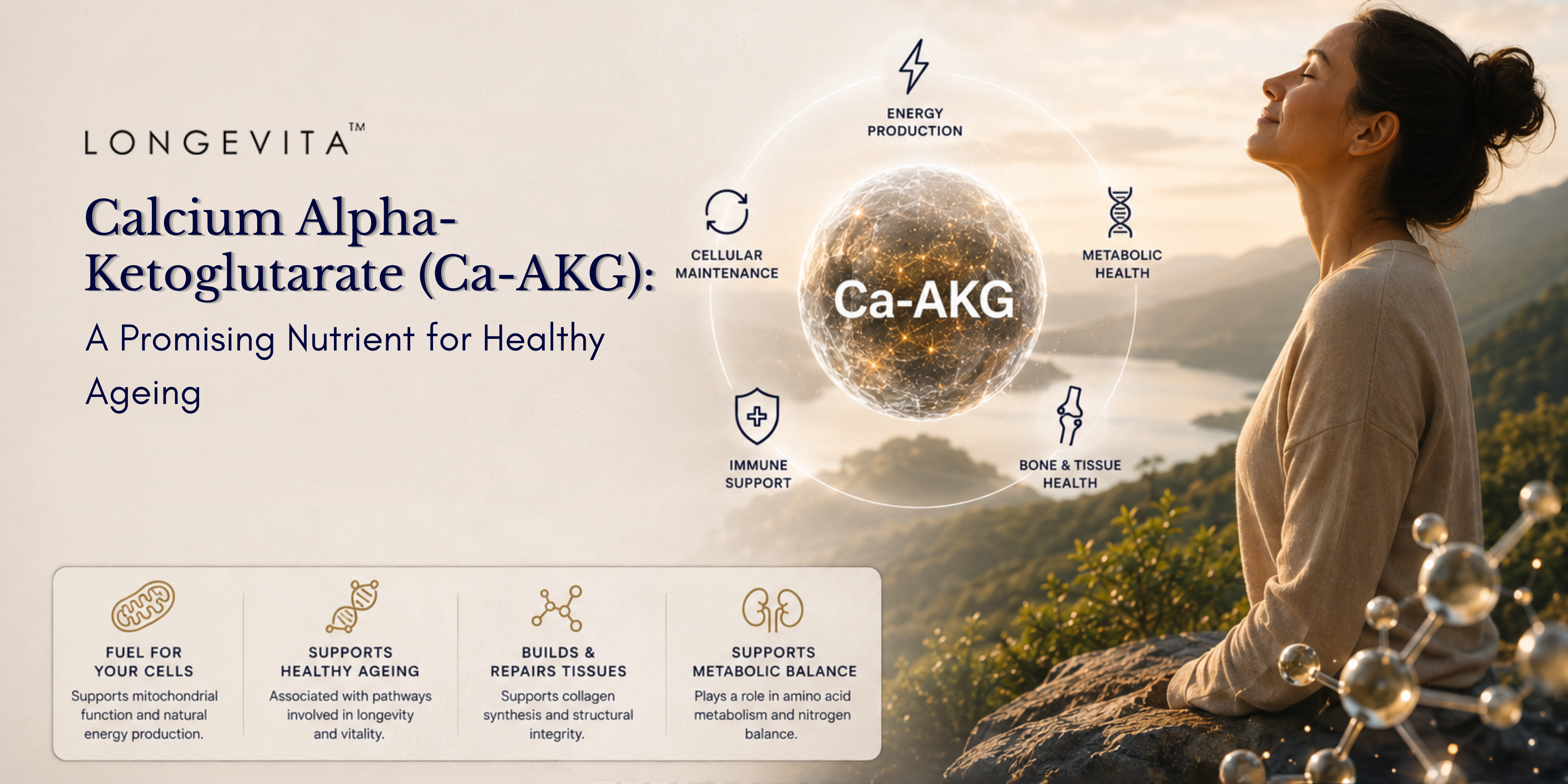 Calcium Alpha-Ketoglutarate (Ca-AKG): A Promising Nutrient for Healthy Ageing