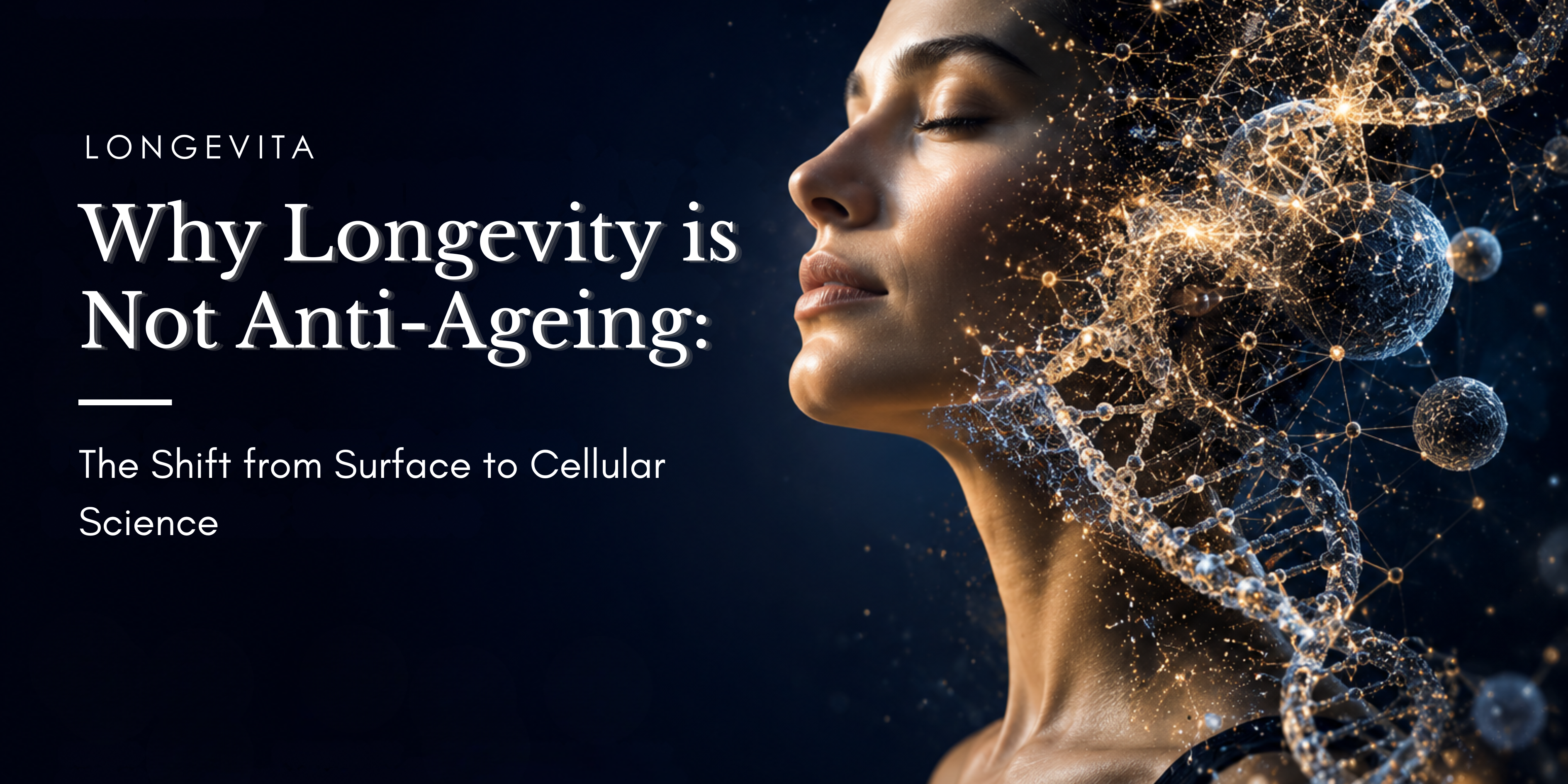 Why Longevity is Not Anti-Ageing: The Shift from Surface to Cellular Science