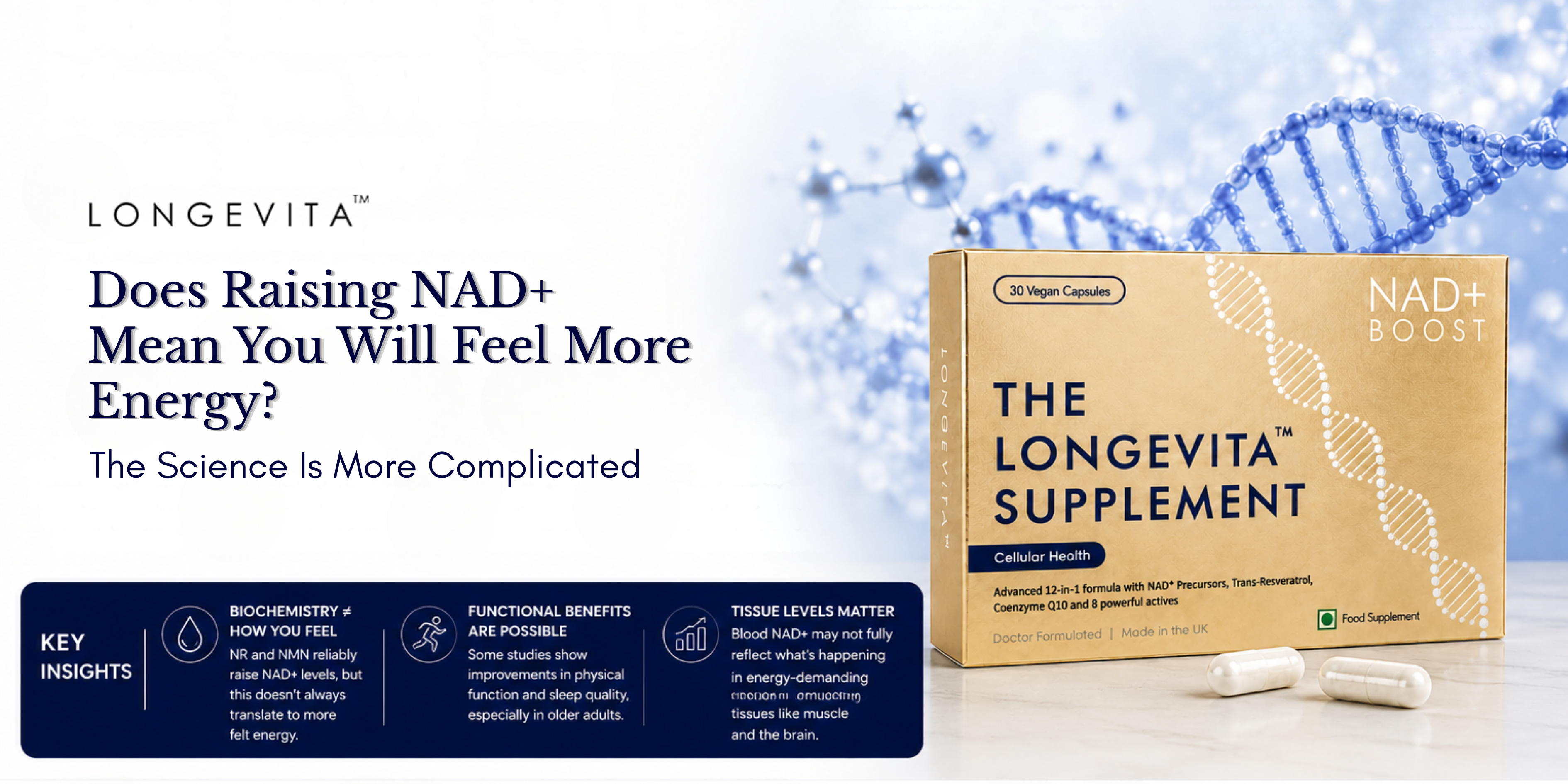 Does Raising NAD+ Mean You Will Feel More Energy? The Science Is More Complicated